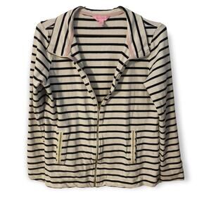 Lilly Pulitzer Zippered Jacket Sz M EUC
